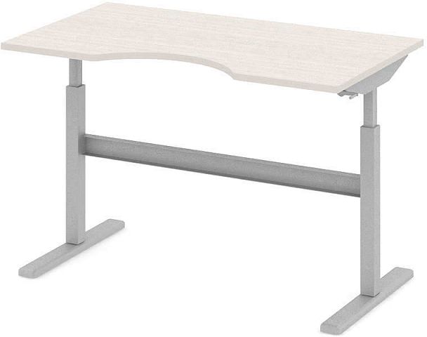 Стол офисный рабочий "Трансформер"  ПК-ТРС-СТЭ140Х80/МРМ-В1-30 дуб альпийский - Вид 1