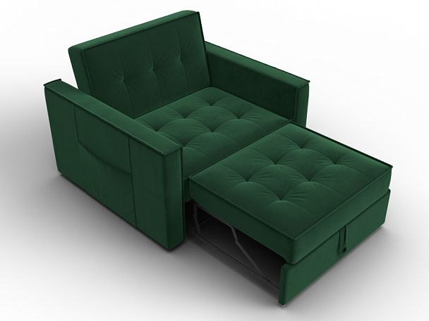 Кресло-кровать Лига-104 (80) Велюр зеленый - Вид 7
