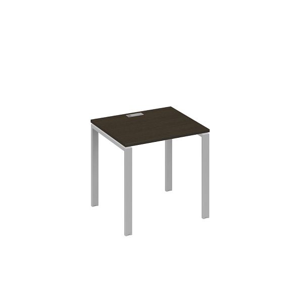 Стол письменный на металлокаркасе UNO A4 А4 Б1 011 БП венге / металлокаркас серый - Вид 1