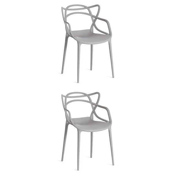 Стул Кет Чаир/Cat Chair (мод.028), пластик, темно-серый (Dark grey NX-GR-20) - Вид 9