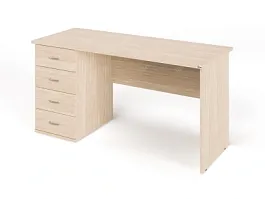 ЛАЙТ / LIGHT RLG007-15x6L Однотумбовый стол 150x60x75 Дуб Сонома - Фото предпросмотра