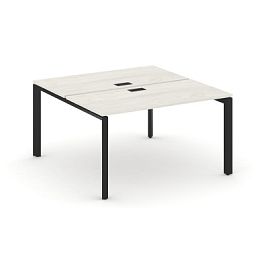 Style Project Next Рабочая станция двухсторонняя SN-59P.DRS-014 Дуб Наварра/Металл Черный/Черный Заглушка 1580*1432*750 - Фото предпросмотра