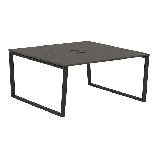 Стол 2-х местный EVWST 1516 Мокко/Черный 1560х1606х750 EDIS - Вид 1