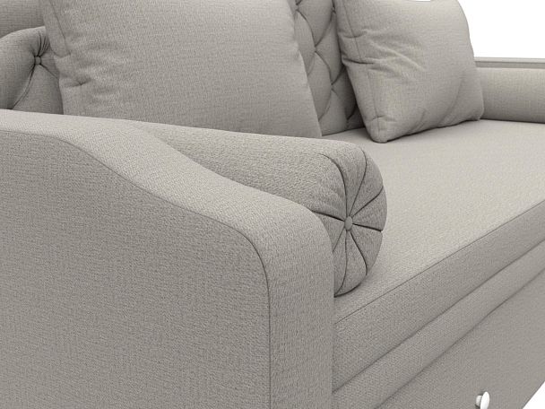 Диван детский прямой Сойер Рогожка бежевый - Вид 4