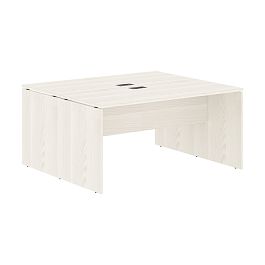 Стол двойной ED2ST 1567 Ясень Траун/Мокко 1560х1346х750 EDIS - Фото предпросмотра