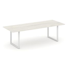 Style Project Direct Direct Стол переговорный SN-6O.SPRG-258.3 Дуб Наварра/Металл Белый 2580*980*750 - Фото предпросмотра