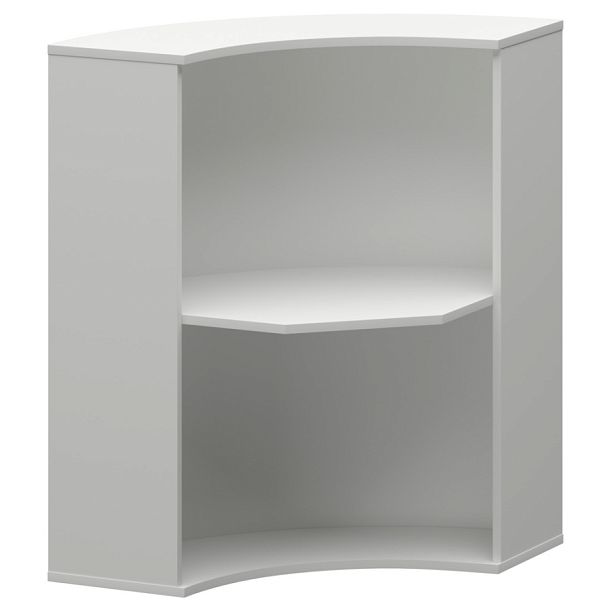 Стойка угловая А-550 Белый 900x900x1220 Ресепшен - Вид 1