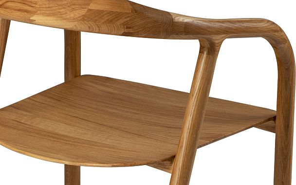 Кресло деревянное из массива дуба Соул Дуб светлый - Вид 13