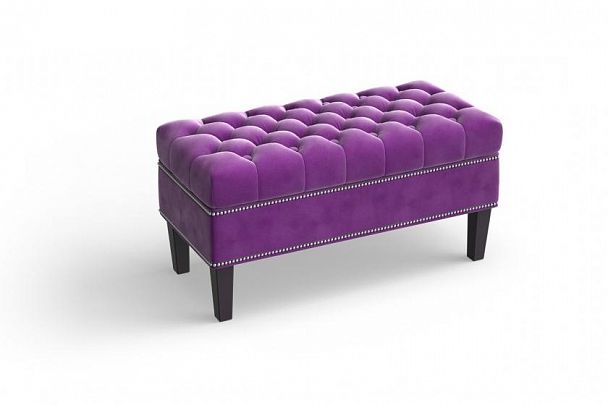 Пуф «Париж» 900 сиреневый - Вид 1