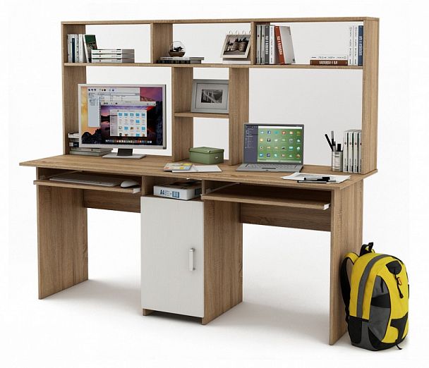 Стол компьютерный Лайт-10К СН - Вид 1