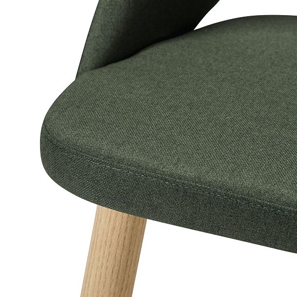 Стул Lars тёмно-зеленый/нат.дуб - Вид 6