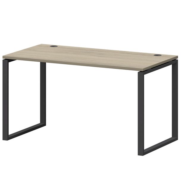 Стол на металлокаркасе СМС25-О-16К.73.Пр25 Кронберг/Антрацит 1600x730x750 Смарт - Вид 1