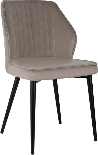 Стул для дома Бюрократ CH-K5 т.бежевый Holland 61 металл черный на ножках (CH-K5_1/HL61) - Вид 1