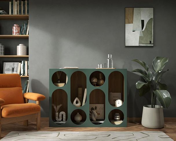 Стеллаж широкий ROSA арт. R16 - Вид 2