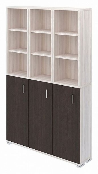 Стеллаж комбинированный Домино ПУ-40-6 Венге/Карамель - Вид 1