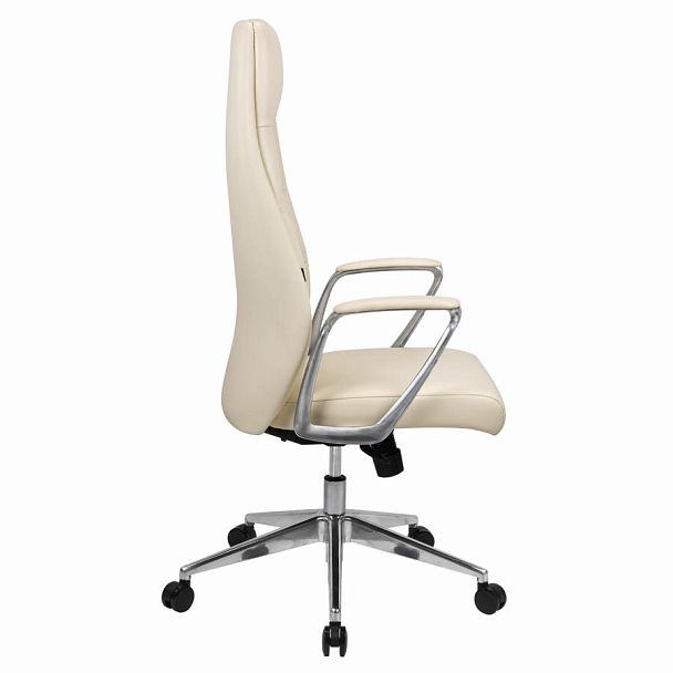 Кресло BRABIX PREMIUM Adept EX-752, синхромеханизм, алюминий, экокожа, бежевое, 532931 - Вид 4