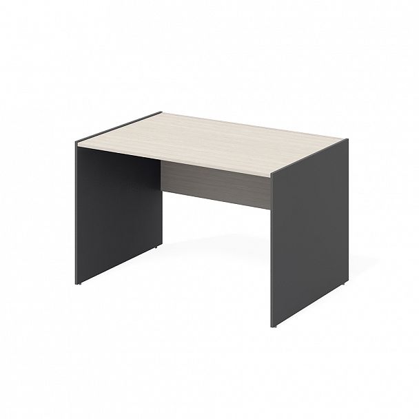 Стол офисный рабочий "Тандем" ПК-ТН-СТ1С120Х81/Д-В2-909 дуб альпийский/антрацит - Вид 1