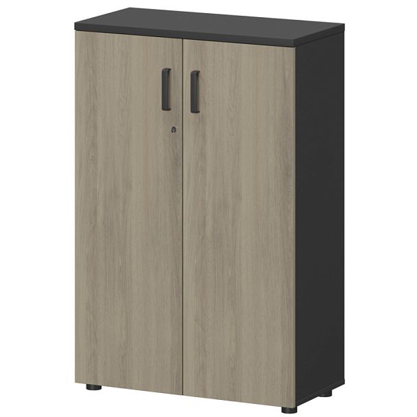 Шкаф СМШ-38Д Тип1 Графит/Кронберг 792x380x1214 Смарт - Вид 1