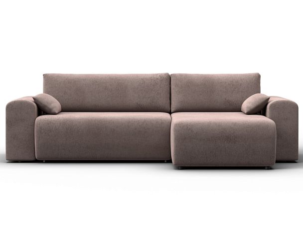 Диван угловой Лига-099 угол универсальный Велюр бежевый - Вид 2