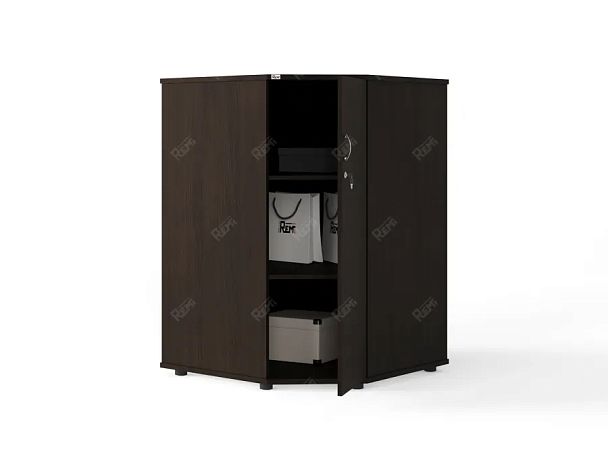 ЛАЙТ / LIGHT RLG053-8x8 Угловой шкаф 80x80x113 Венге - Вид 2