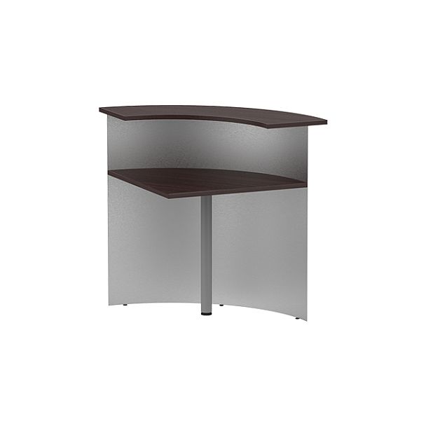 Стойка ресепшн угловая СР-80/80R венге - Вид 2