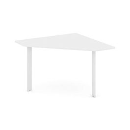 Style Project Next Угловой элемент переговорного стола SN-59.UPRG-031 Белый/Металл Белый 1180*1180*750 - Фото предпросмотра