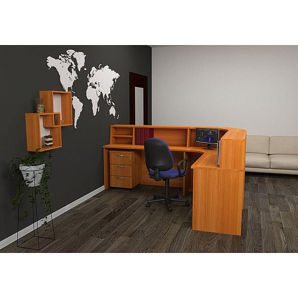 Стойка прямая с внешней полкой Фокус 1500 - Вид 4