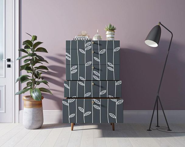 Комод высокий Berber принт 18 арт BB10/Print_18 - Вид 2