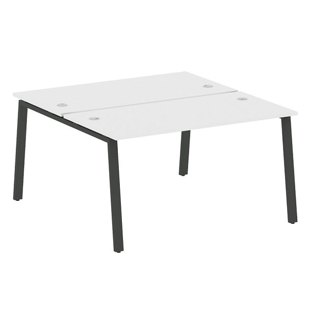 Metal System Р. ст. на А-образном м/к БА.РАС-СП-2.3 Белый/Антрацит металл 1400*1475*750 - Вид 1