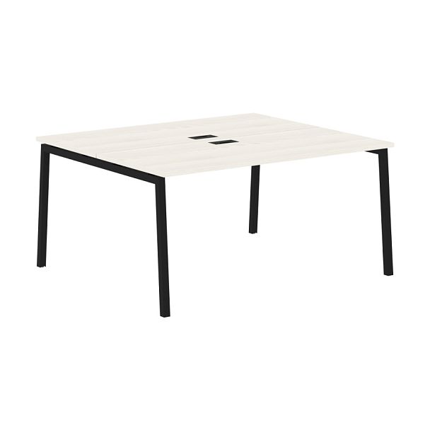 Стол 2-х местный ELWST 1513 Ясень Траун/Черный 1560х1346х750 EDIS - Вид 1