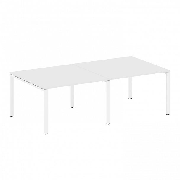 Стол для переговоров "Metal System" БП.ПРГ-2.2 белый - Вид 1