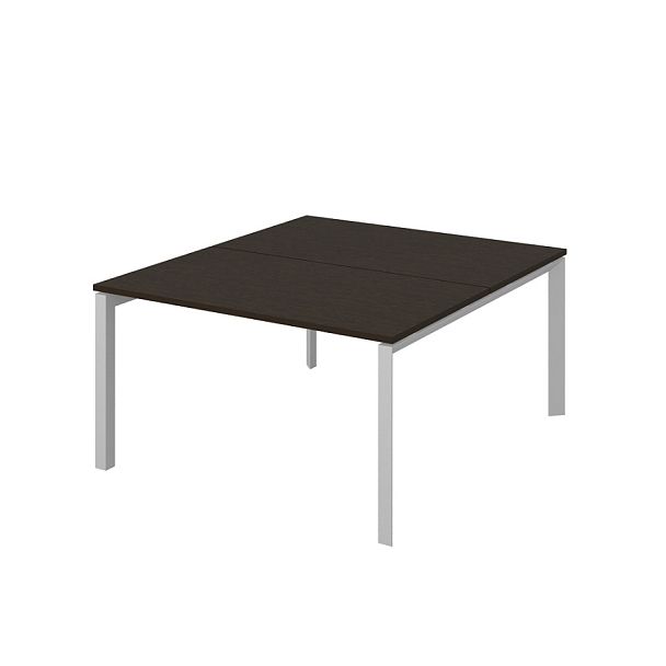 Рабочая станция на металлокаркасе "Столы для персонала"  ПК-ТНП-СР140Х160Н2/МК/БЭ-В2-939 дуб ферраре - Вид 1