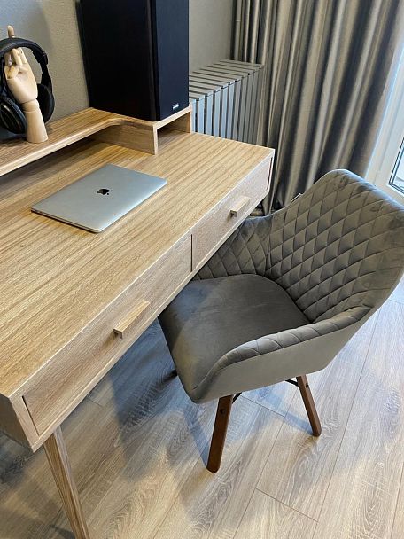 Стул Sheffilton SHT-ST38/S70 тихий океан/темный орех/черный - Вид 8