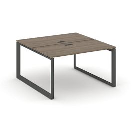 Style Project Next Рабочая станция двухсторонняя SN-59O.DRS-001 Вяз Благородный/Металл Антрацит/Черный Заглушка 980*1232*750 - Фото предпросмотра