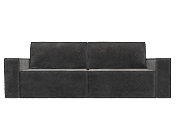 Диван прямой Куба Велюр серый - Вид 2