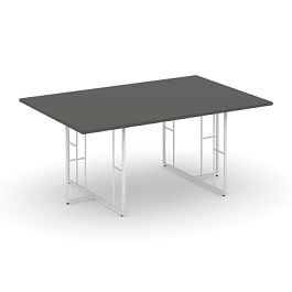 Rift Direct Стол переговорный RF.SPRG-002 Антрацит/Металл Белый 1780*1180*750 - Фото предпросмотра