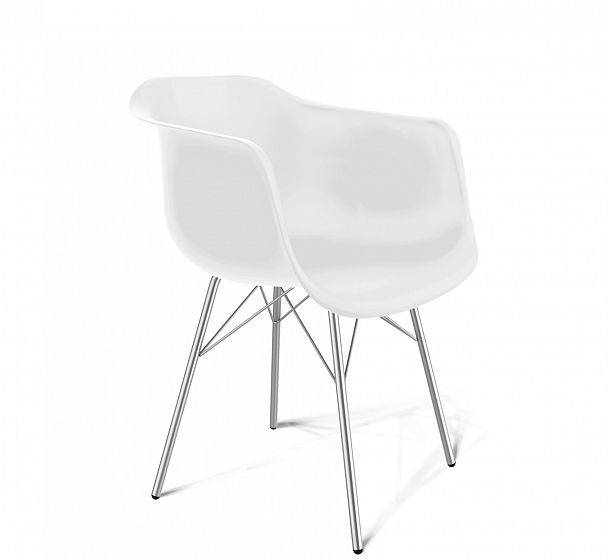 Стул Sheffilton SHT-ST31/S64 белый/хром лак - Вид 2