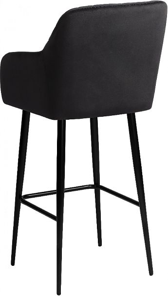 Барное поворотное кресло Барли К, черный H75/черный - Вид 6