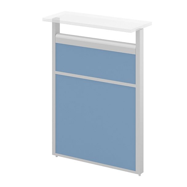 Модуль комбинированный "Логика-ресепшн"  ПК-ЛГР-МДК112х140Д/Д-В1-39 голубой - Вид 1