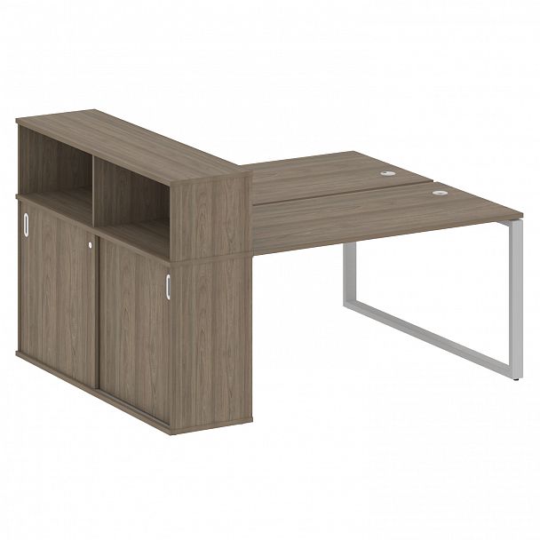 Рабочая станция "Metal System" БО.РС-СШК-2.3 вяз/серый - Вид 1