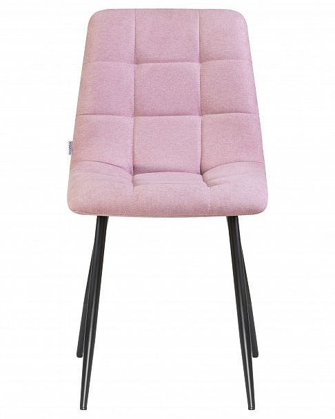 Стул обеденный DOBRIN ALEX (черные матовые ножки, сиреневая ткань (UF860-04B)) - Вид 6
