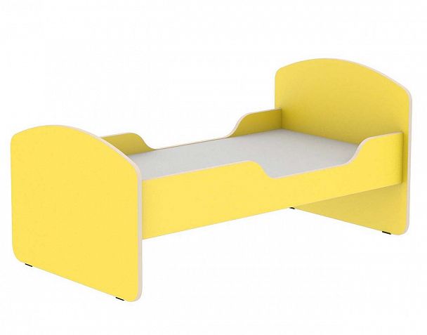 Кровать детская с бортом, ясельная, металлич. основание "714.1", 1200 - Вид 2