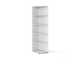 ЛАЙТ / LIGHT RLG030-35x55 Угловой стеллаж 35x55x183 Белый - Фото предпросмотра