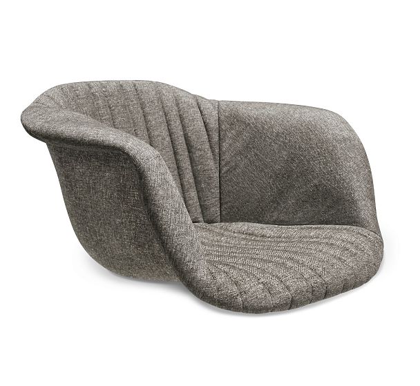 Стул подъемно-поворотный Sheffilton SHT-ST31-C1/S154 пепельный/белый - Вид 3