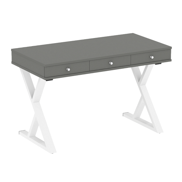 Home Office Стол письменный VR.SP-1-118.M Металлик/Белый металл 1180*600*750 - Вид 1