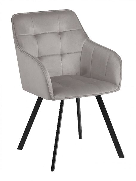 Кресло поворотное Мони, Confetti silver/черный - Вид 4