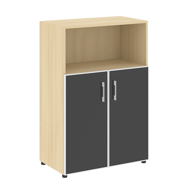 Yalta Шкаф LT.ST-2.2 R black Акация/Стекло black 800*450*1195 - Вид 1