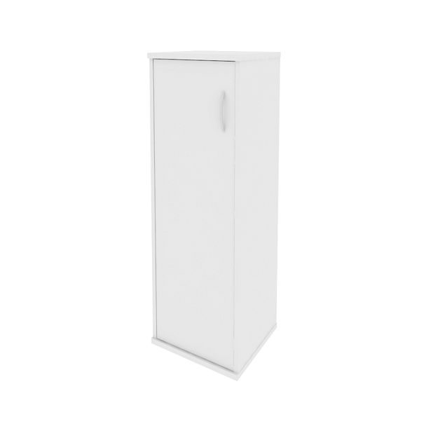 Riva Шкаф средний узкий левый А.СУ-2.3 (L) Белый 404*365*1215 - Вид 1