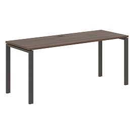 Стол прямой EUST 1767 Дуб Денвер тёмный/Мокко 1760х670х750 EDIS - Фото предпросмотра