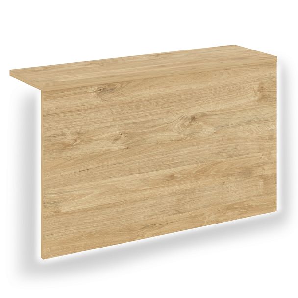 Накладка с подсветкой прямая высокая "Onix" О.R-NP.V-158.1.S тиквуд светлый - Вид 1